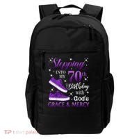 Stepping Into My 70th Birthday With God'S Grace & Mercy Girl Backpack thumb 0