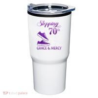 Stepping Into My 70th Birthday With God'S Grace & Mercy Girl Tumbler thumb 0