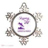 Stepping Into My 70th Birthday With God'S Grace & Mercy Girl Ornament thumb 0