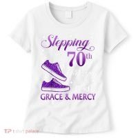 Stepping Into My 70th Birthday With God'S Grace & Mercy Girl Women's T-Shirt thumb 0