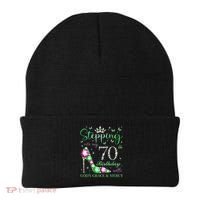 Stepping Into My 70th Birthday With God'S Grace & Mercy Beanie thumb 0
