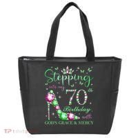 Stepping Into My 70th Birthday With God'S Grace & Mercy Tote Bag thumb 0