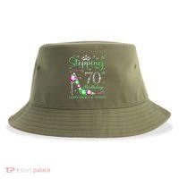 Stepping Into My 70th Birthday With God'S Grace & Mercy Sustainable Bucket Hat thumb 0