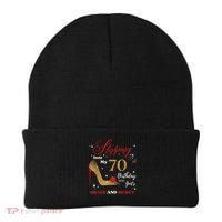 Stepping Into My 70th Birthday With God'S Grace And Mercy  Beanie thumb 0
