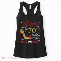Stepping Into My 70th Birthday With God'S Grace And Mercy  Women's Tank Top thumb 0