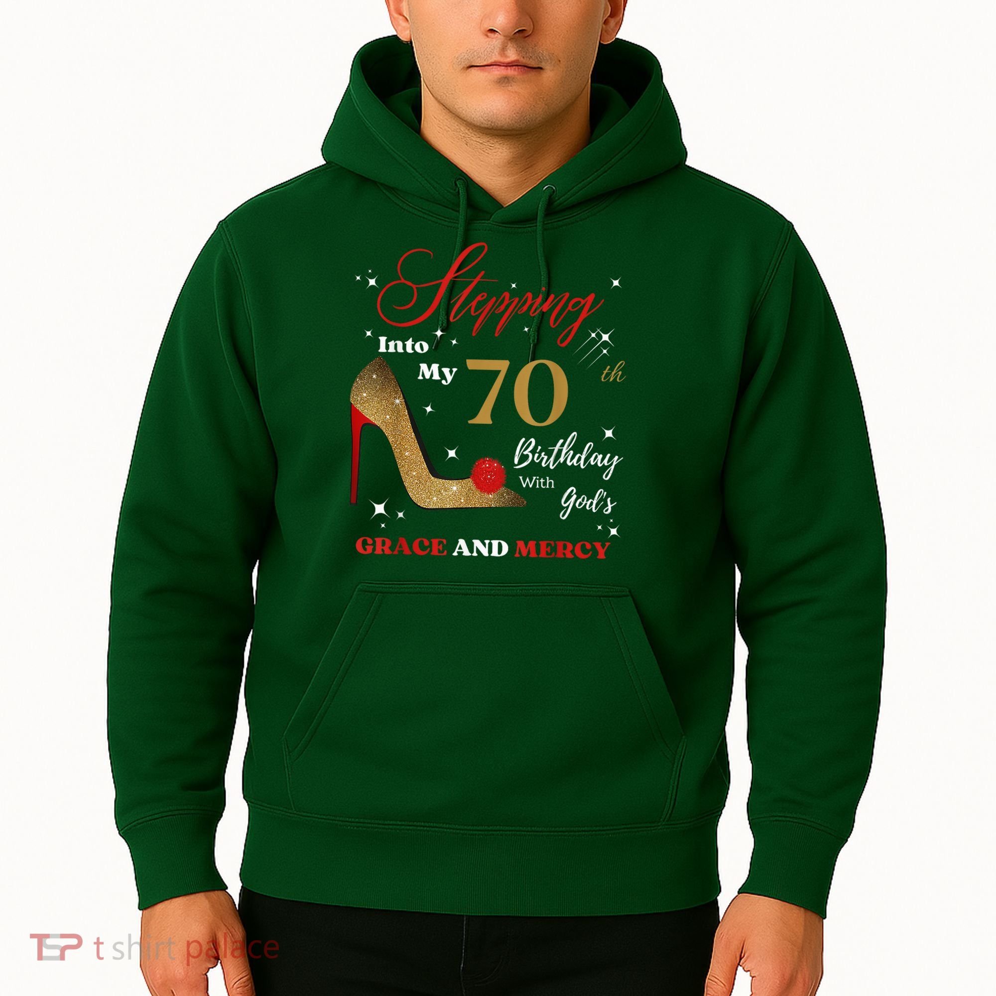 Stepping Into My 70th Birthday With God'S Grace And Mercy  Hoodie