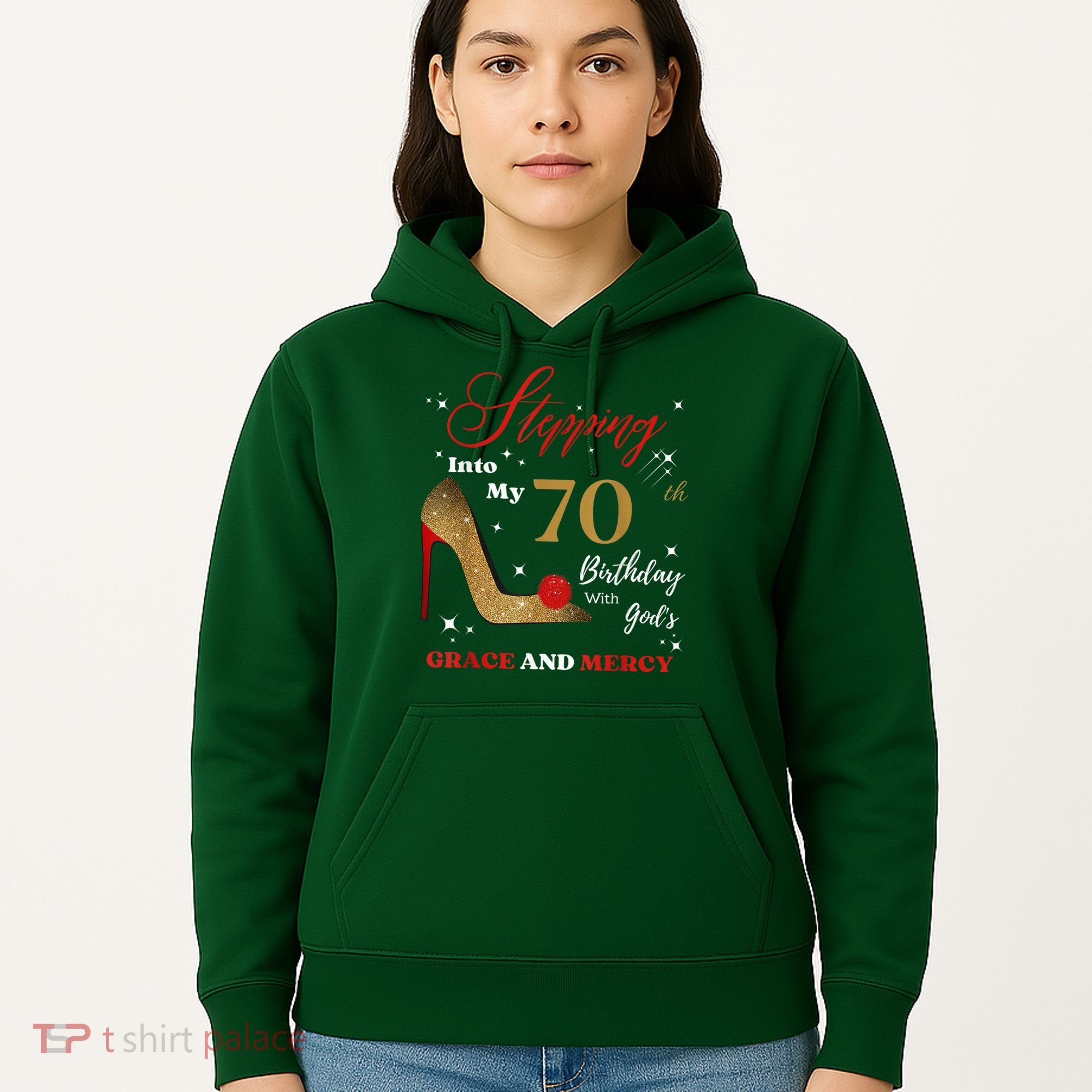 Stepping Into My 70th Birthday With God'S Grace And Mercy  Hoodie