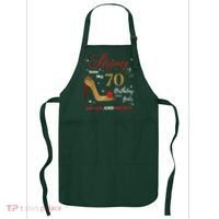 Stepping Into My 70th Birthday With God'S Grace And Mercy  Apron thumb 0