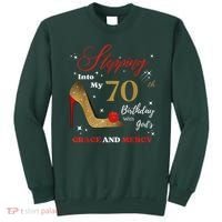 Stepping Into My 70th Birthday With God'S Grace And Mercy  Sweatshirt thumb 0