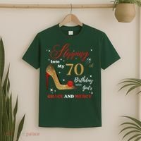 Stepping Into My 70th Birthday With God'S Grace And Mercy  T-Shirt thumb 2