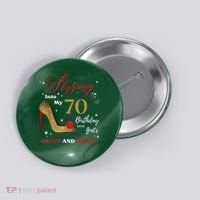 Stepping Into My 70th Birthday With God'S Grace And Mercy  Button thumb 0