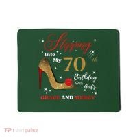 Stepping Into My 70th Birthday With God'S Grace And Mercy  Mousepad thumb 0