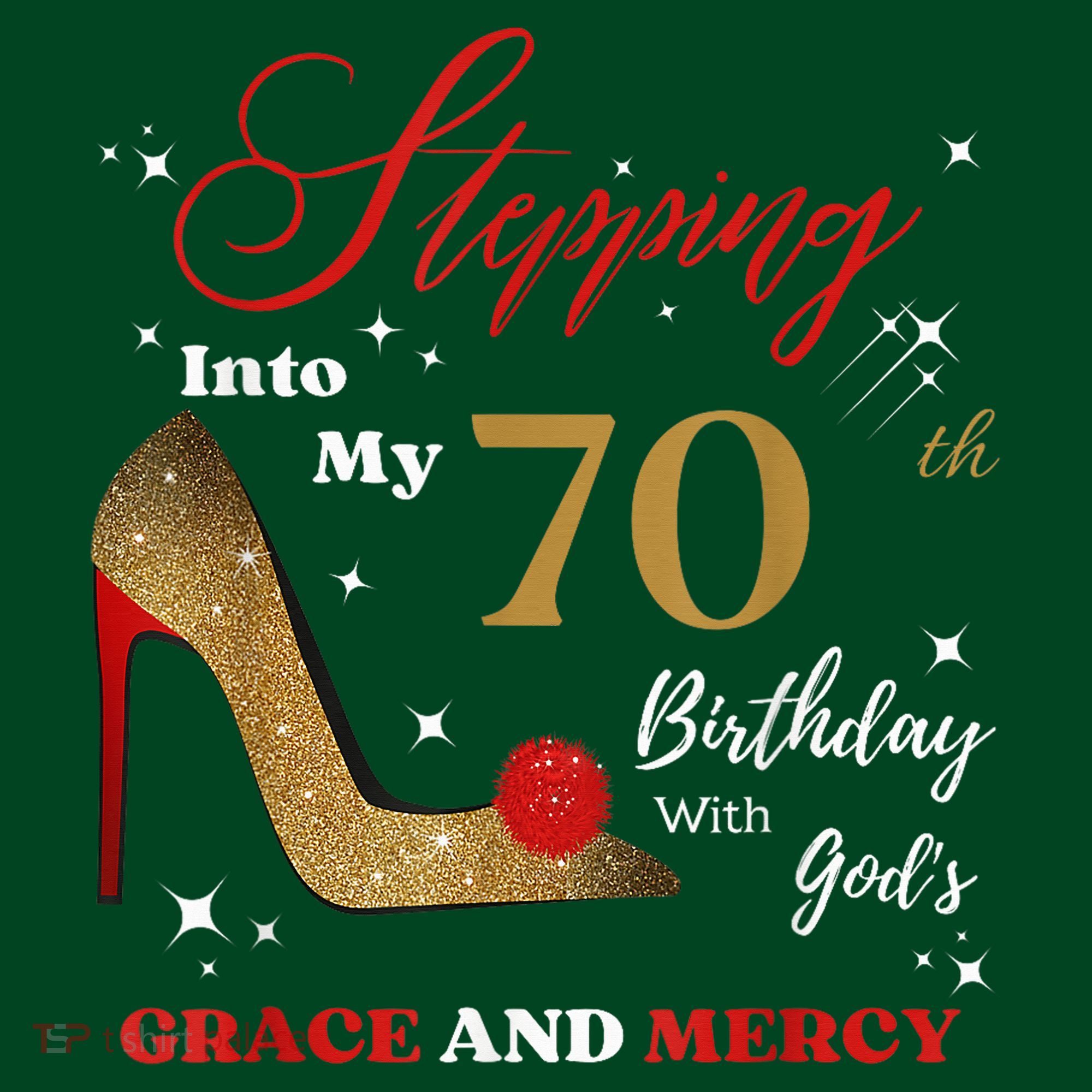Stepping Into My 70th Birthday With God'S Grace And Mercy  Visor