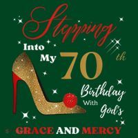 Stepping Into My 70th Birthday With God'S Grace And Mercy  Women's T-Shirt thumb 6