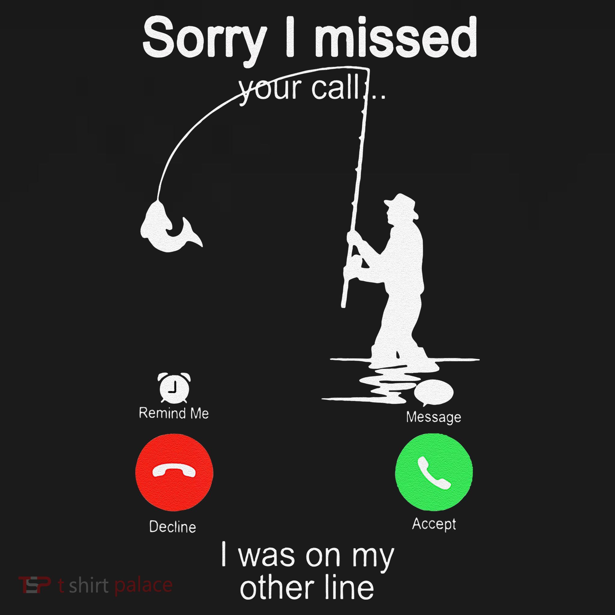 Sorry I Missed Your Call Was On Other Line Fishing Ornament