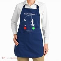 Sorry I Missed Your Call Was On Other Line Fishing Apron thumb 2