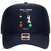 Sorry I Missed Your Call Was On Other Line Fishing Hat thumb 0