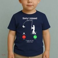 Sorry I Missed Your Call Was On Other Line Fishing Toddler T-Shirt thumb 2