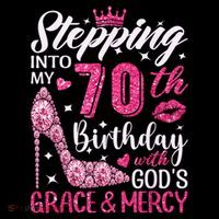 Stepping Into My 70th Birthday With Gods Grace And Mercy Coffee Mug thumb 5