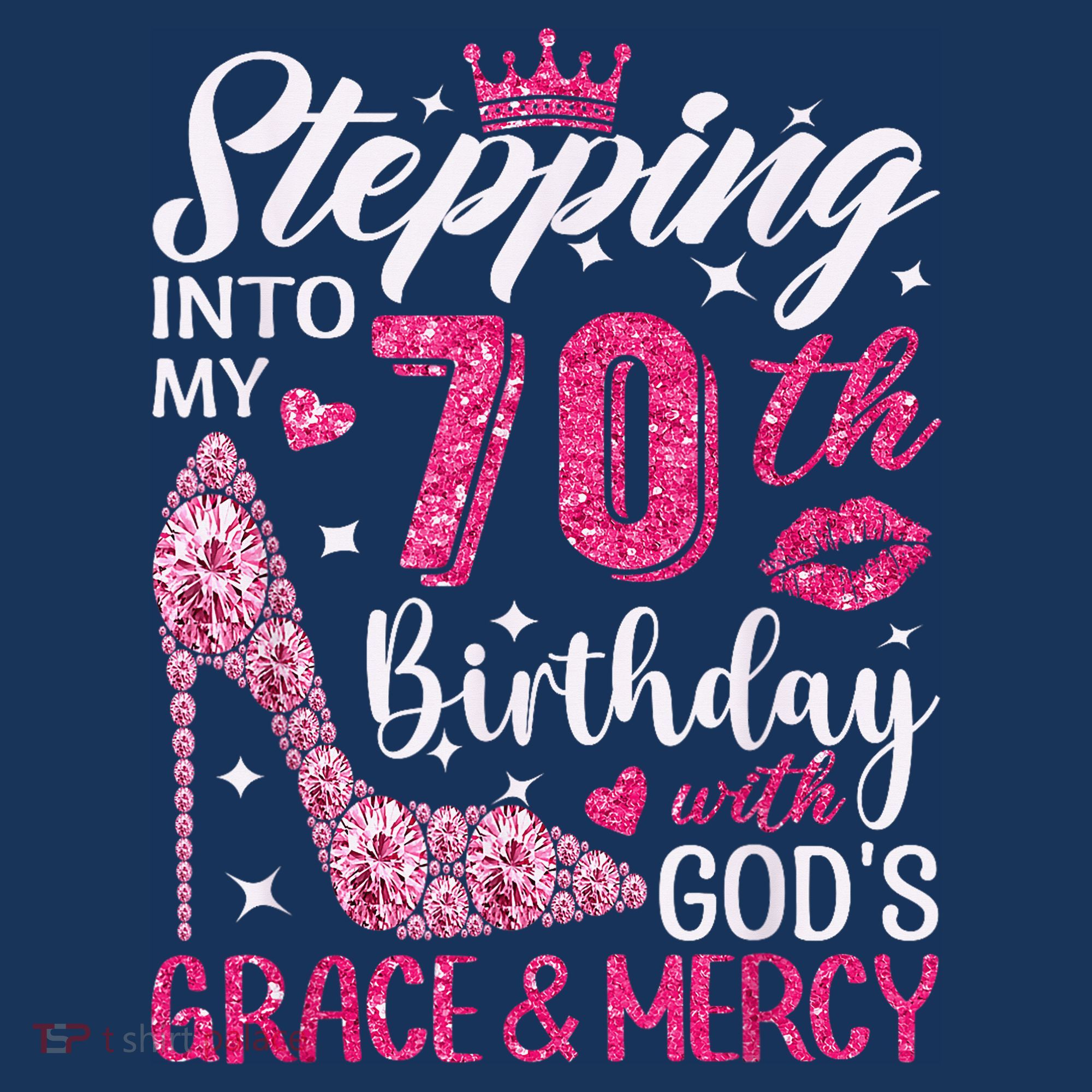 Stepping Into My 70th Birthday With Gods Grace And Mercy Mousepad