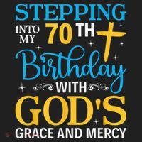 Stepping Into My 70th Birthday With Gods Grace And Mercy Crop Fleece Hoodie thumb 2