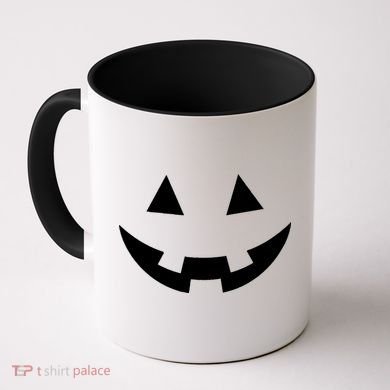 Simple Pumpkin Big Face Coffee Mug