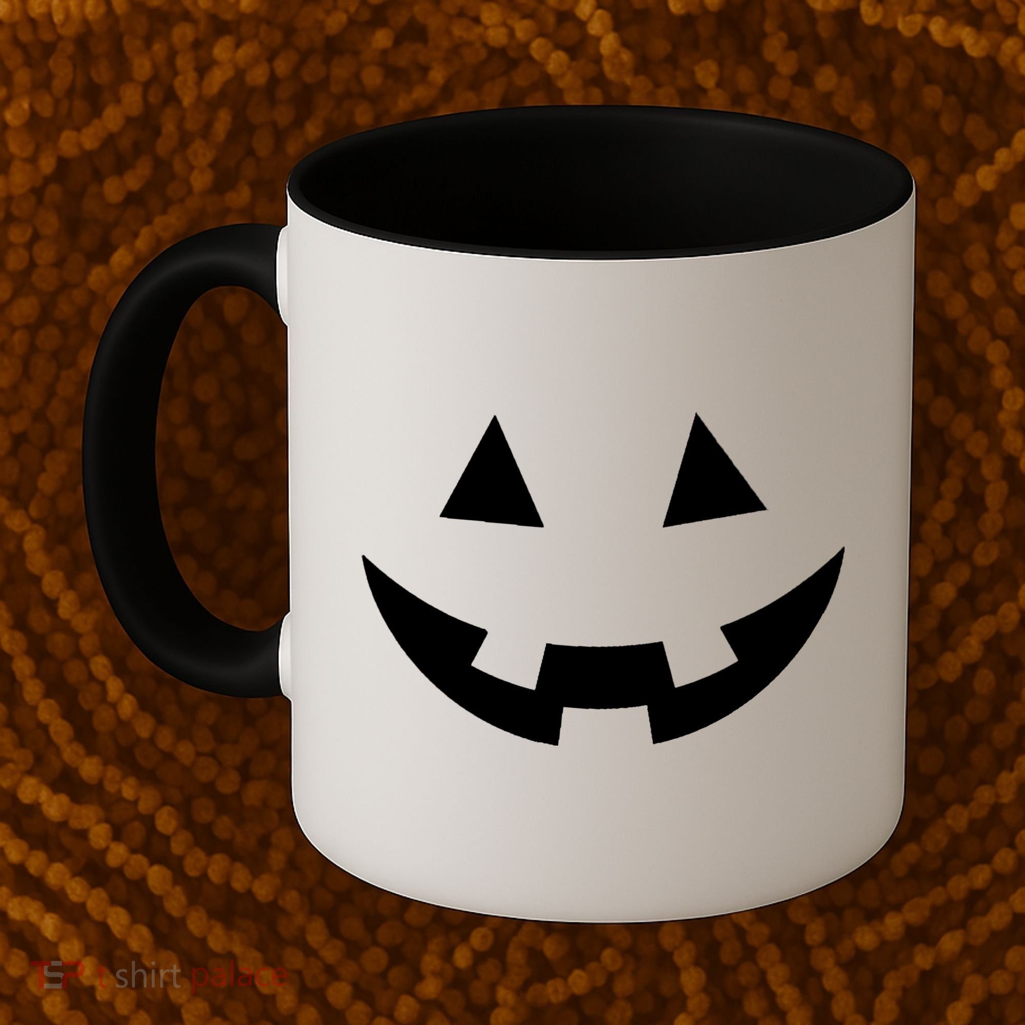 Simple Pumpkin Big Face Coffee Mug