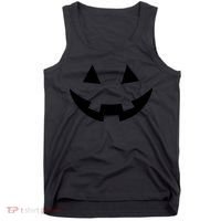 Simple Pumpkin Big Face Tank Top thumb 0