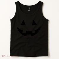 Simple Pumpkin Big Face Tank Top thumb 2