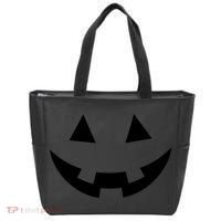 Simple Pumpkin Big Face Tote Bag thumb 0