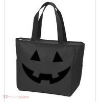 Simple Pumpkin Big Face Tote Bag thumb 3