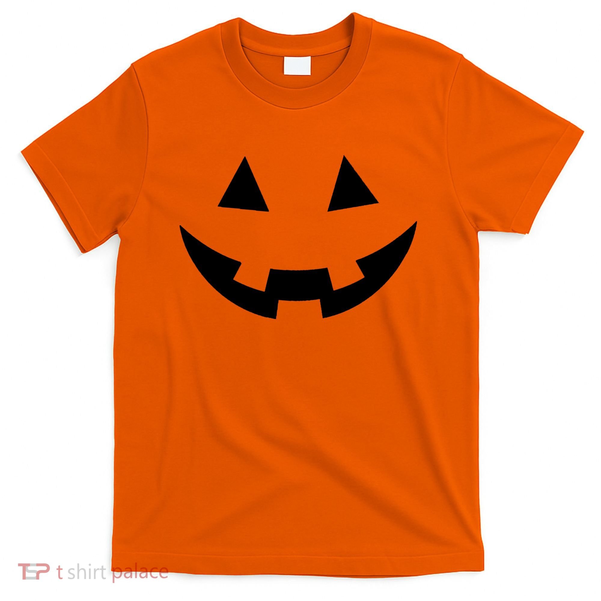 Simple Pumpkin Big Face T-Shirt