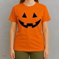 Simple Pumpkin Big Face T-Shirt thumb 4