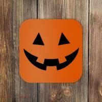 Simple Pumpkin Big Face Coaster thumb 0