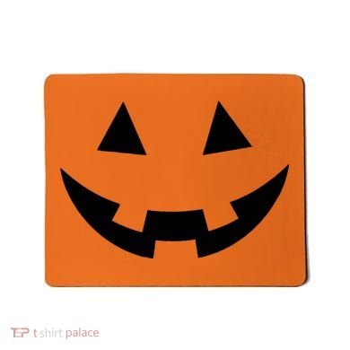Simple Pumpkin Big Face Mousepad