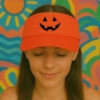 Simple Pumpkin Big Face Visor thumb 2