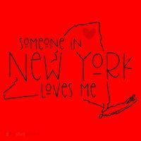 Someone In New York Loves Me Santa Hat thumb 1