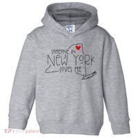Someone In New York Loves Me Toddler Hoodie thumb 0