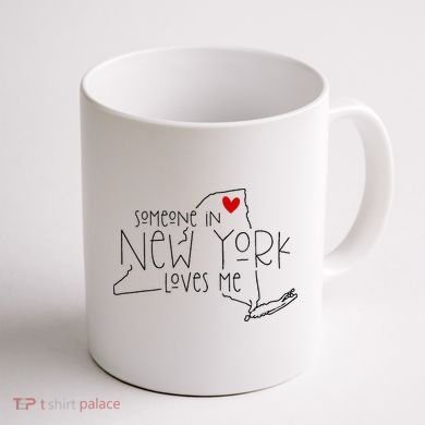 Someone In New York Loves Me Coffee Mug back