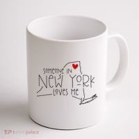 Someone In New York Loves Me Coffee Mug thumb 1