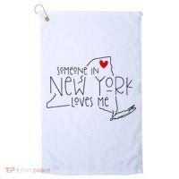 Someone In New York Loves Me Golf Towel thumb 0