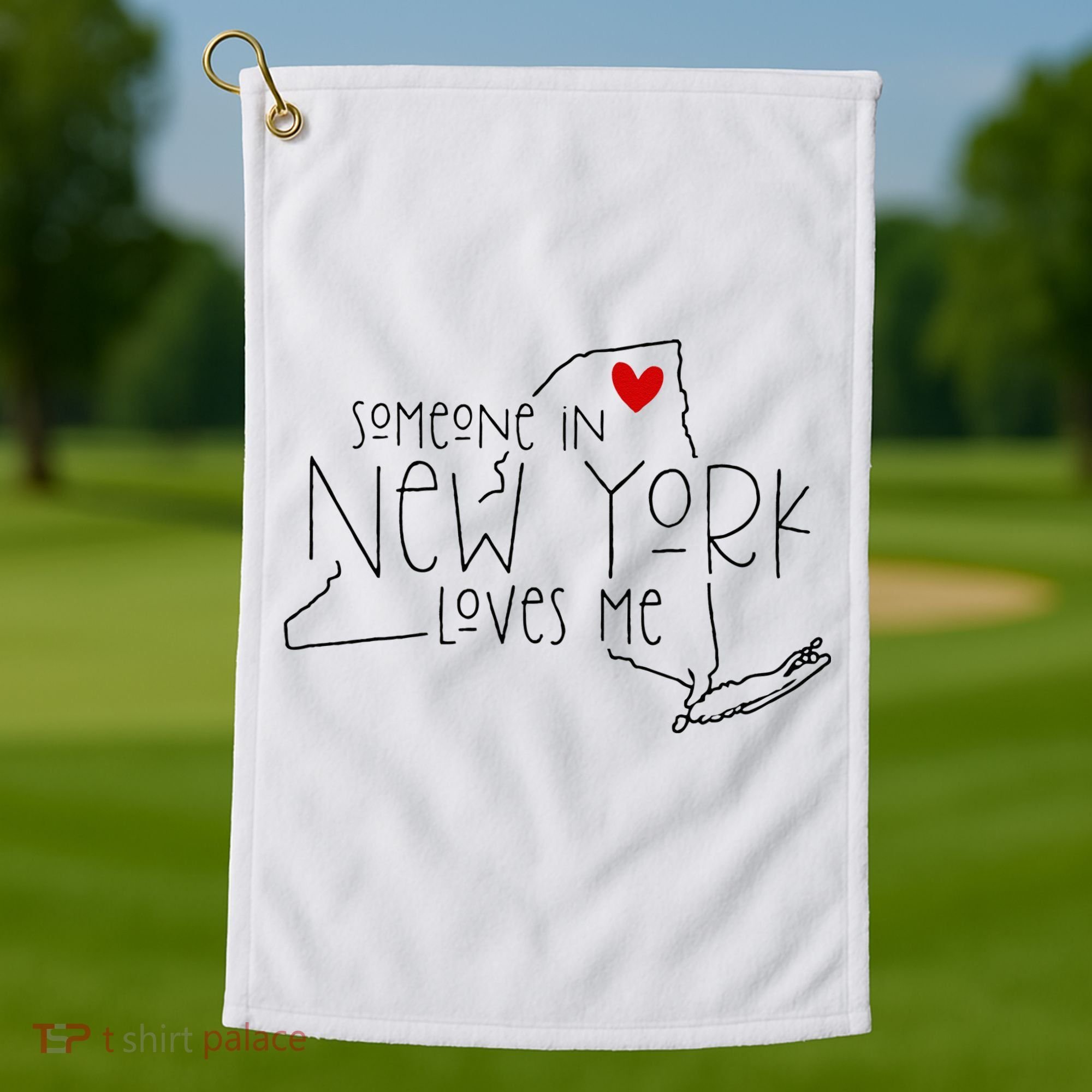 Someone In New York Loves Me Golf Towel