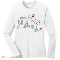 Someone In New York Loves Me Women's Long Sleeve Shirt thumb 0