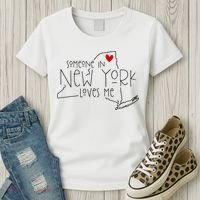 Someone In New York Loves Me Women's T-Shirt thumb 3