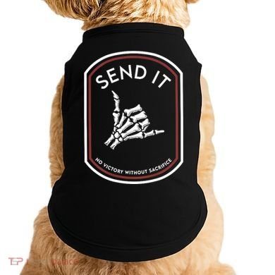 Send It No Victory Without Sacrifice Doggie Tank