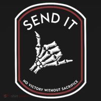 Send It No Victory Without Sacrifice Doggie Tank thumb 4