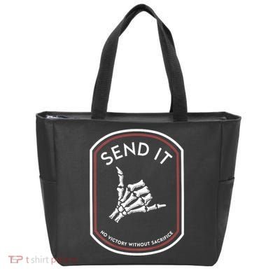 Send It No Victory Without Sacrifice Tote Bag