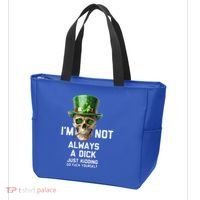 Skull IM Not Always A Dick Just Kidding Go Fuck Yourself Tote Bag thumb 3