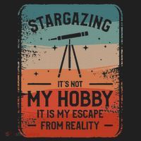 Stargazing ItS Not My Hobby It Is My Escape From Reality Beanie thumb 2