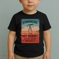 Stargazing ItS Not My Hobby It Is My Escape From Reality Toddler T-Shirt thumb 2